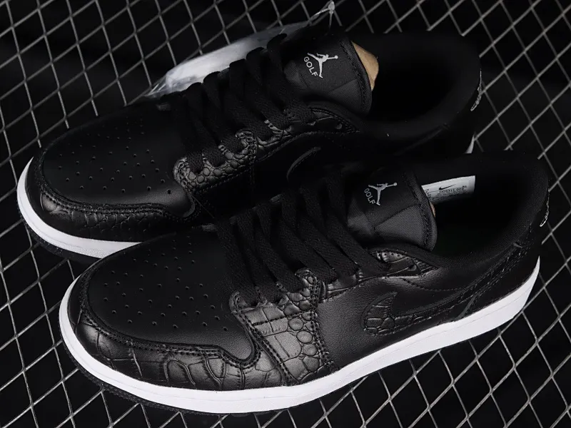 All categories Air Jordan Jordan series basketball shoes Air Jordan 1 Low Air Jordan 1 Low Golf "Black Snake Pattern" AJ1 Joe 1 new golf version black snake pattern DD9315-003